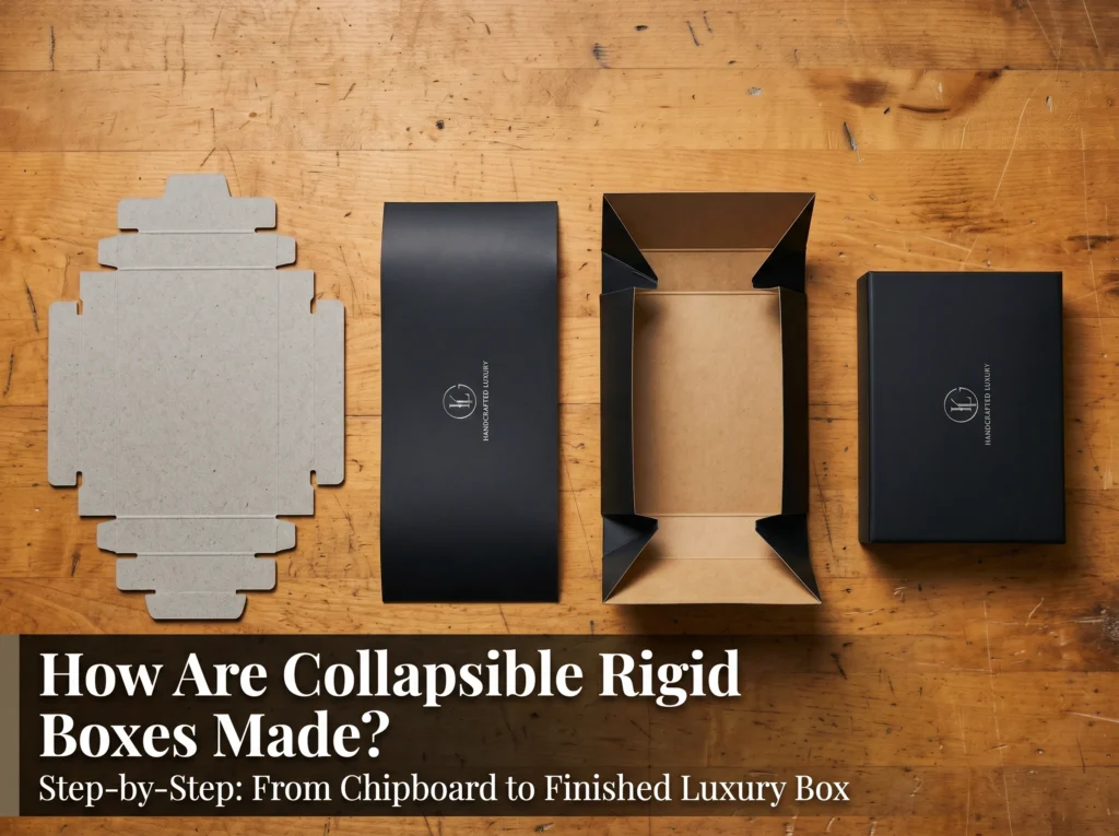 How Are Collapsible Rigid Boxes Made? (Step-by-Step)