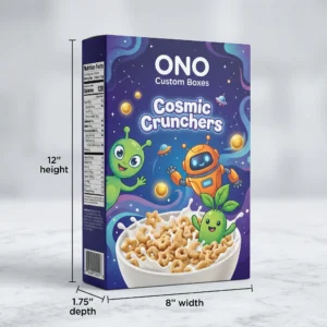 12x8x1.75 Inch Cereal Boxes