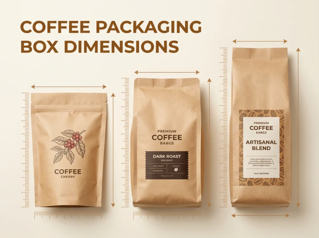 Coffee Packaging Box Dimensions