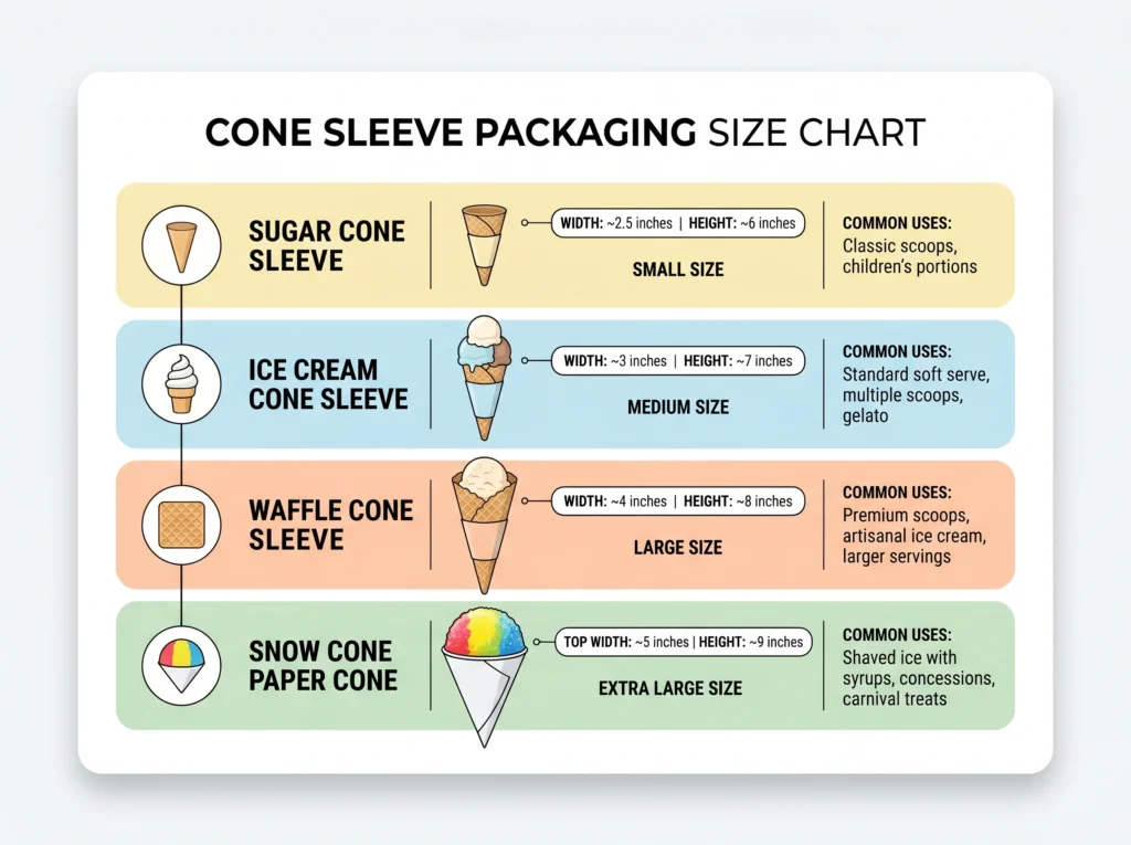 Cone Sleeve Size Chart