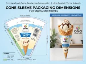 Cone Sleeves Packaging Dimensions