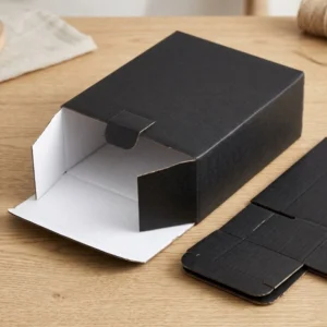 Custom Black Tuck Top Boxes