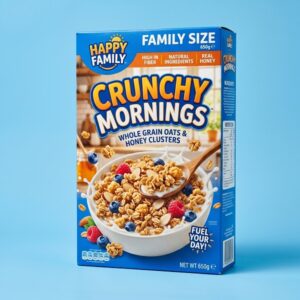 Blue Cereal Boxes