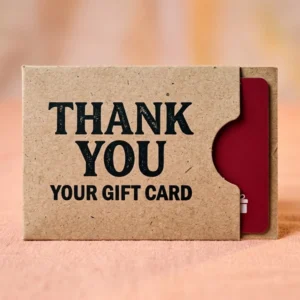 Custom Gift Card Sleeves