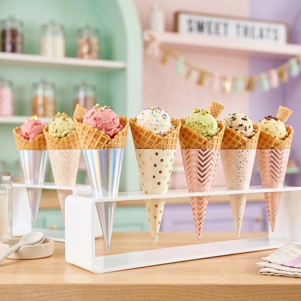 Custom Ice Cream Cone Wrappers