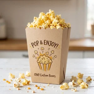 Custom Kraft Popcorn Boxes