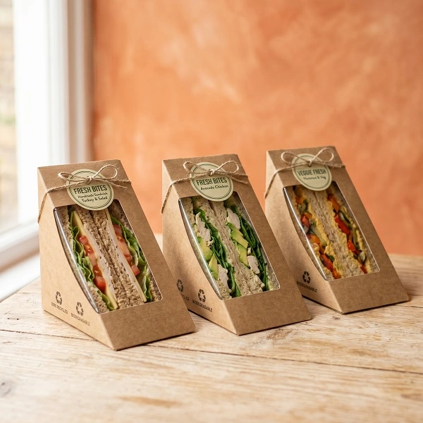 Custom Kraft Sandwich Boxes