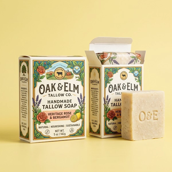 Custom Tallow Soap Boxes