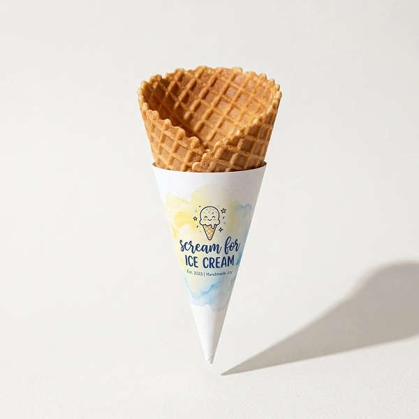 Custom Waffle Cone Sleeves