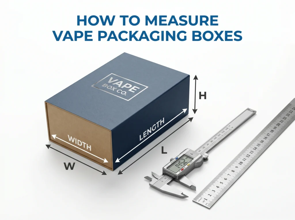 How to Measure a Vape Packaging Box (Step by Step)