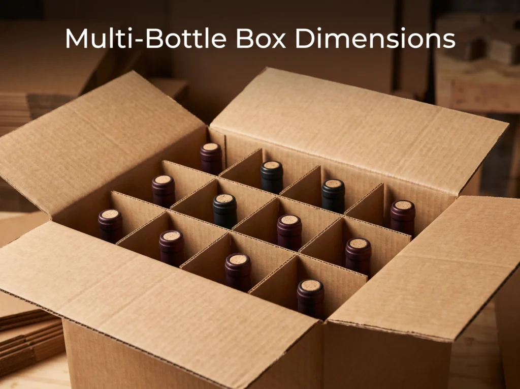 Multi-Bottle Box Dimensions