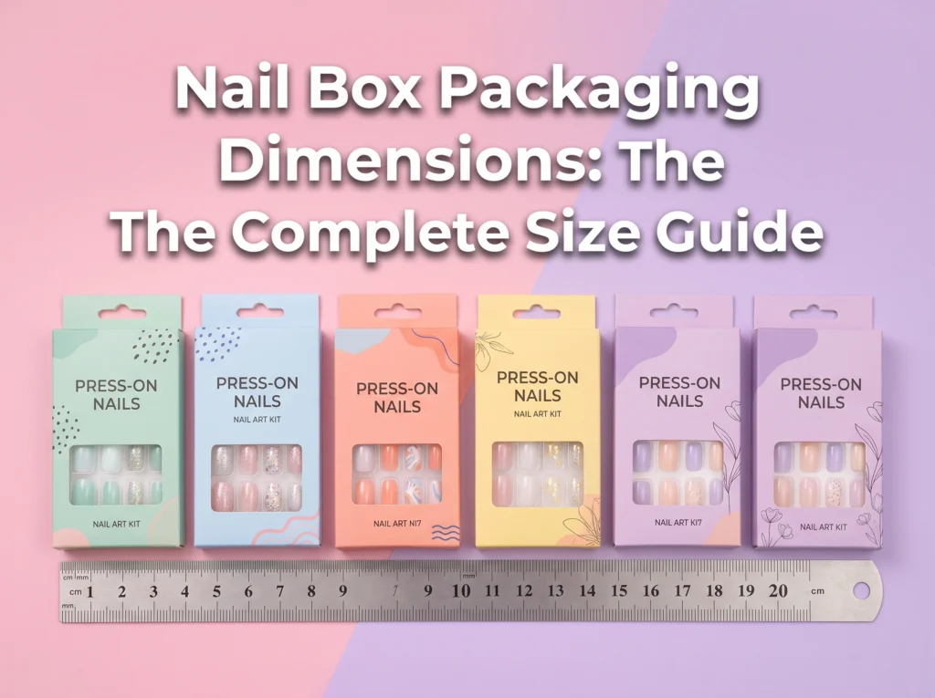 Nail Box Packaging Dimensions