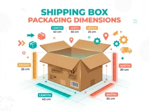 Shipping Box Packaging Dimensions