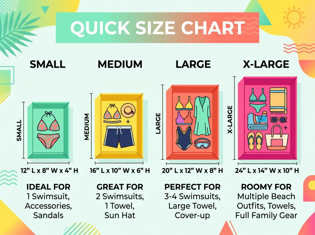 Standard Bikini Box Packaging Dimensions 