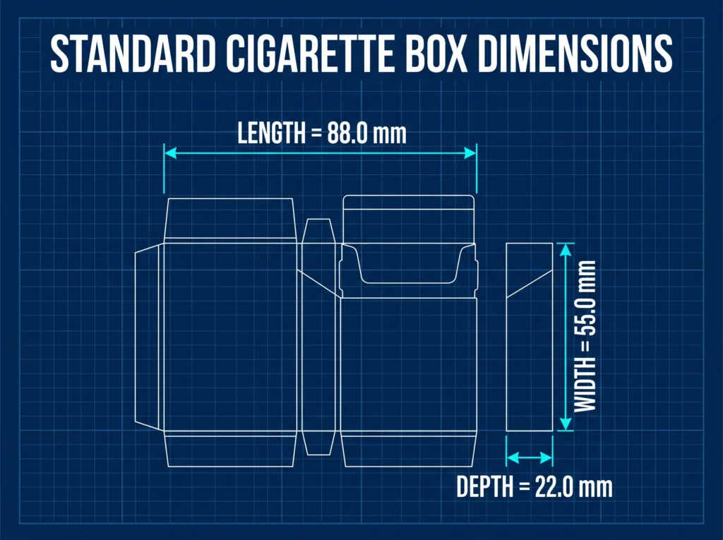Standard Cigarette Box Dimensions