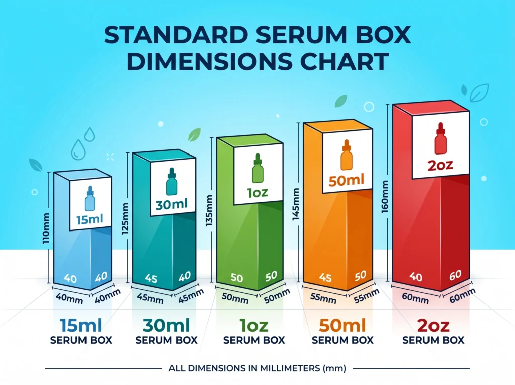 Standard Serum Box Dimensions Chart