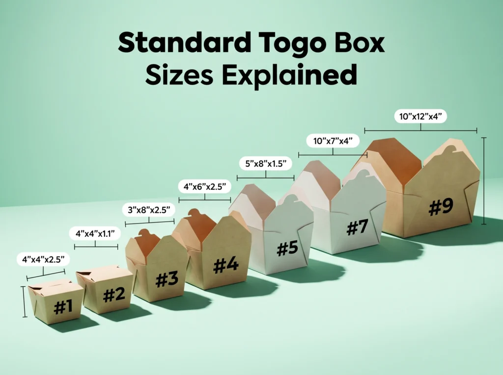 Standard Togo Box Sizes Explained