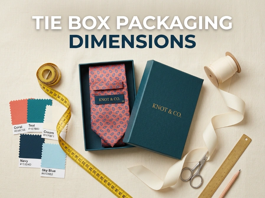Tie Box Packaging Dimensions