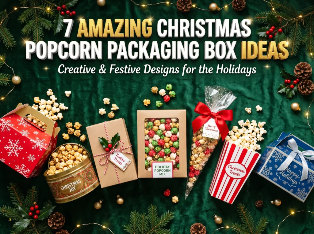 7 Christmas Popcorn Packaging Box Ideas