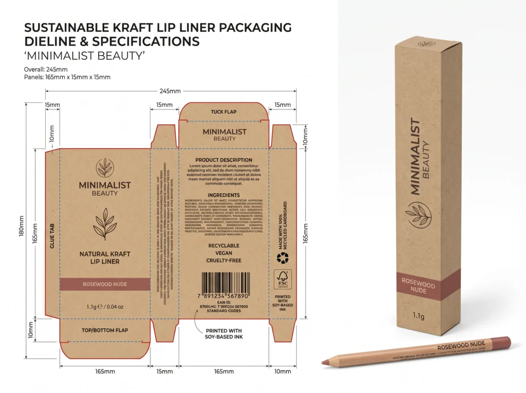 Best Box Styles for Lip Liner Packaging