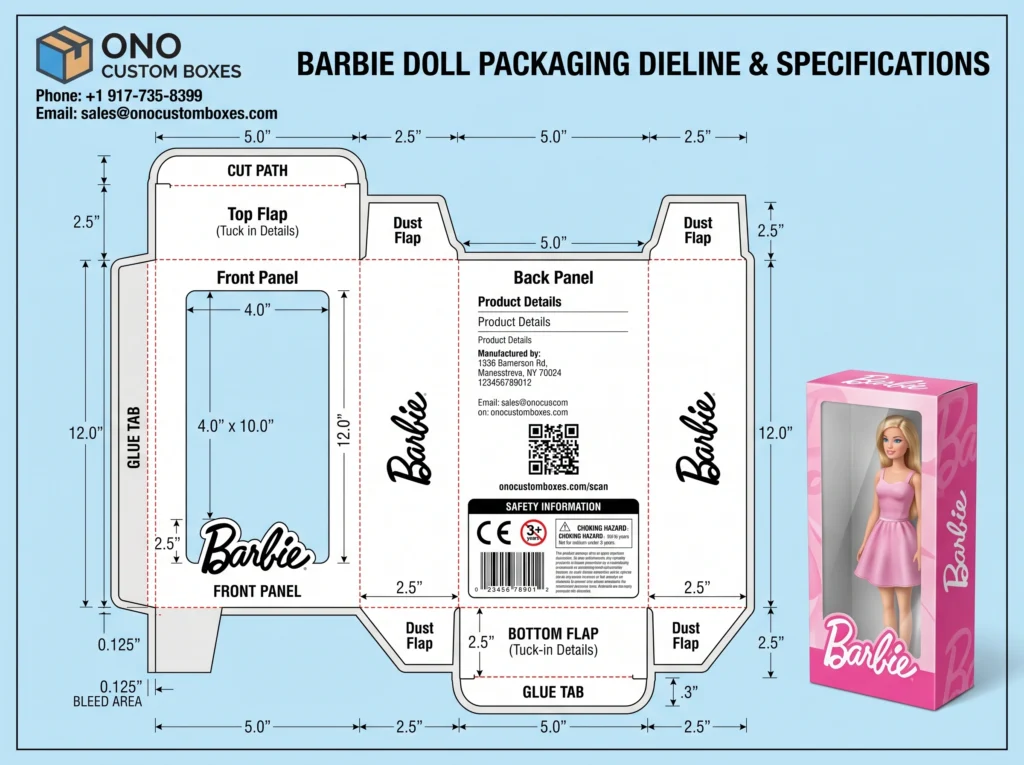 How to Measure Barbie Doll Box Dimensions