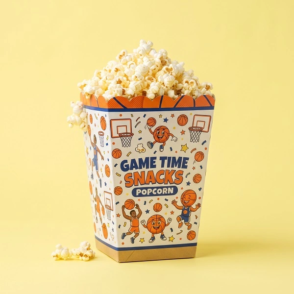 Custom Basketball Popcorn Boxes