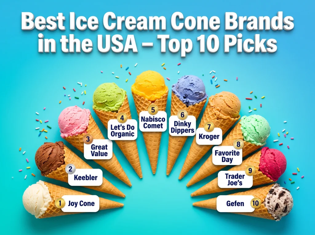 Best Ice Cream Cone Brands in the USA