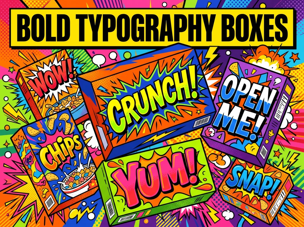 Bold Typography Boxes