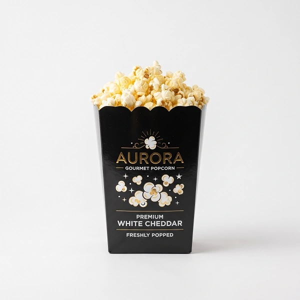 Custom Black Popcorn Boxes