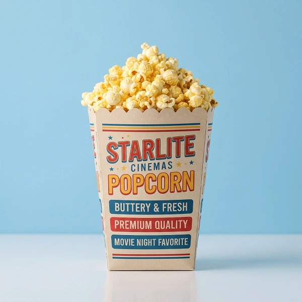 Custom Cardboard Popcorn Boxes