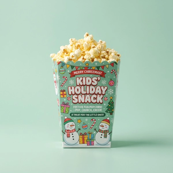 Custom Christmas Popcorn Boxes