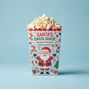 Custom Christmas Popcorn Boxes