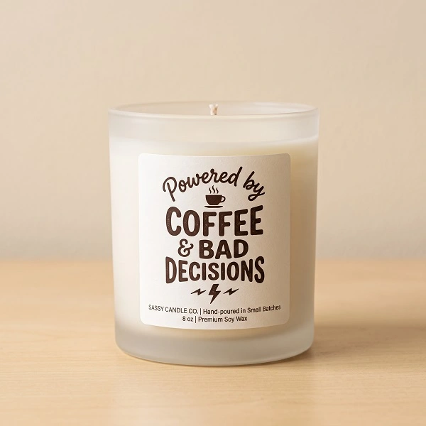 Funny Candle Labels