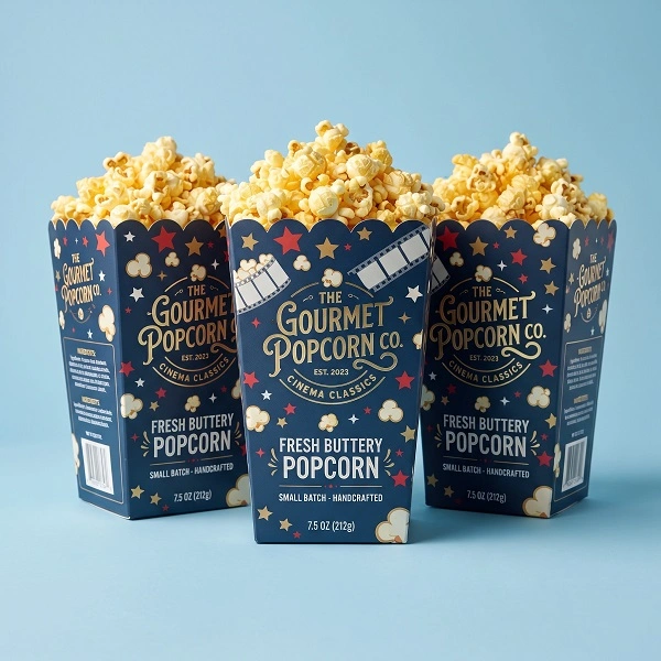 Custom Popcorn Packaging Boxes