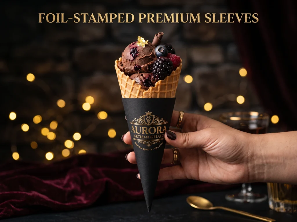  Foil-Stamped Premium Sleeves (The Luxury Look)