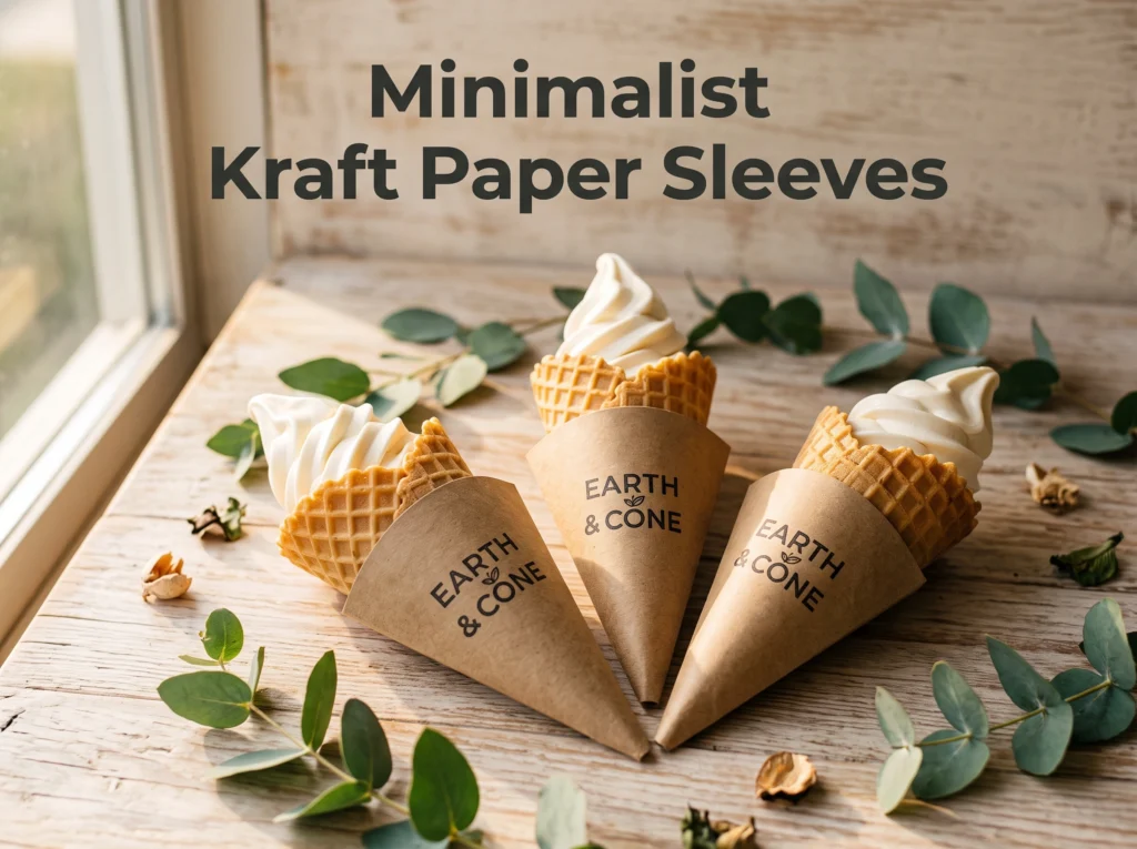 Minimalist Kraft Paper Sleeves (The Eco-Friendly Winner)