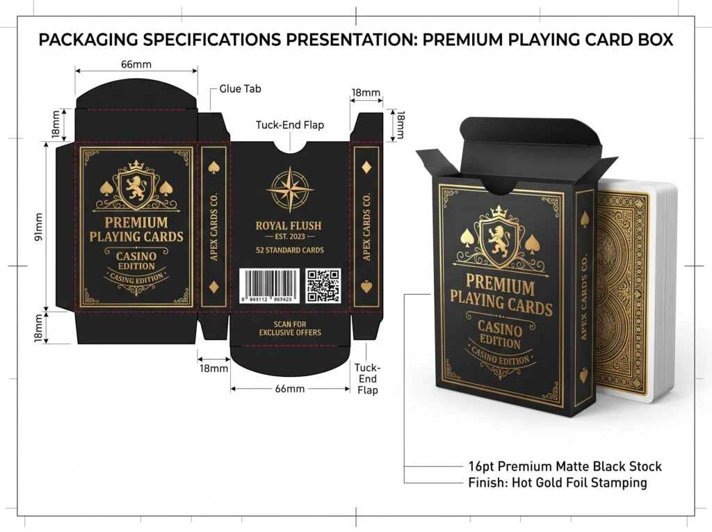 Playing Card Box Dimensions