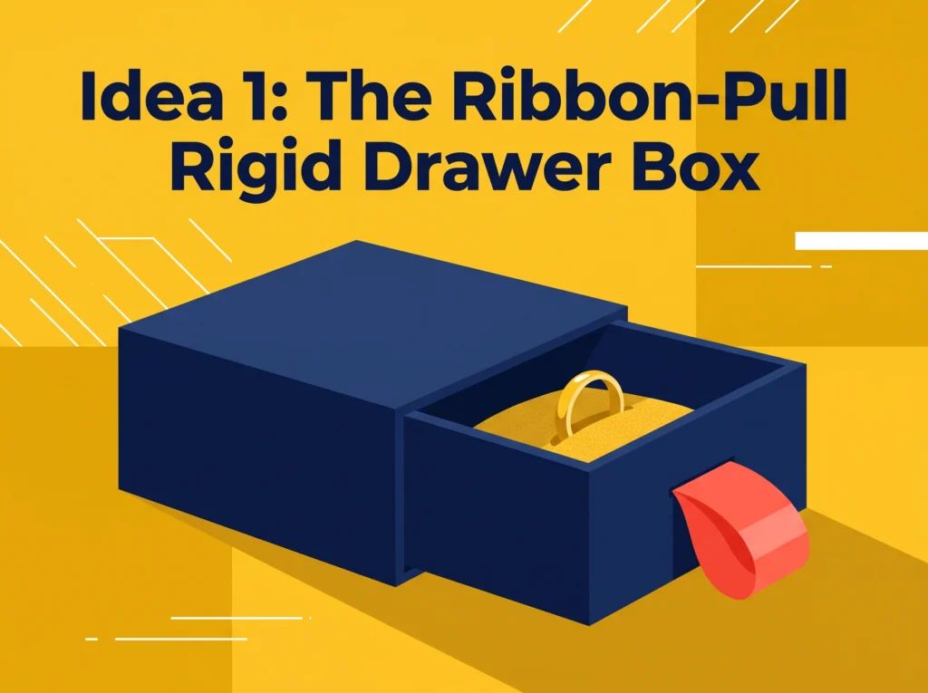 The Ribbon-Pull Rigid Drawer Box