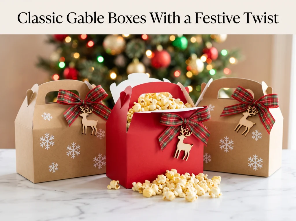 Classic Gable Boxes With a Festive Twist