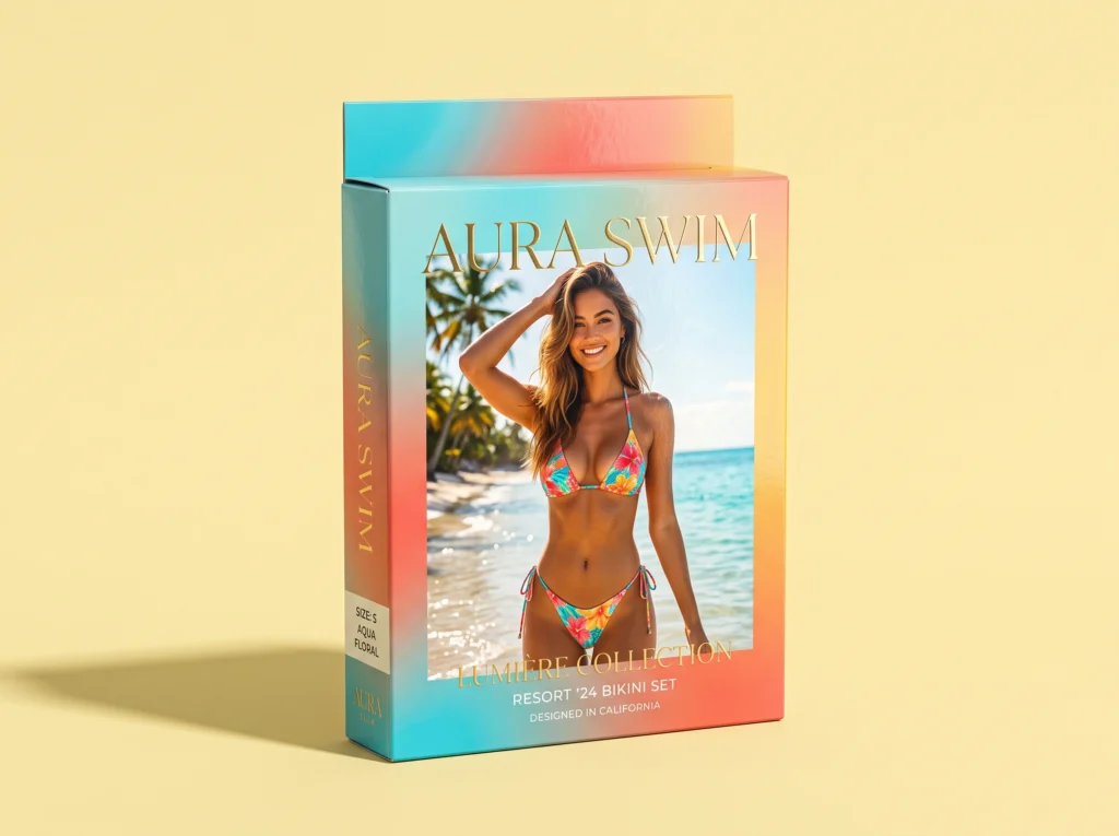 bikini packaging box