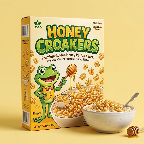 Cereal With Frog on Box