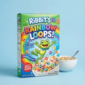 Cereal With Frog on Box