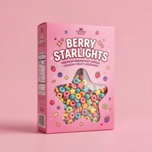 Pink Cereal Boxes