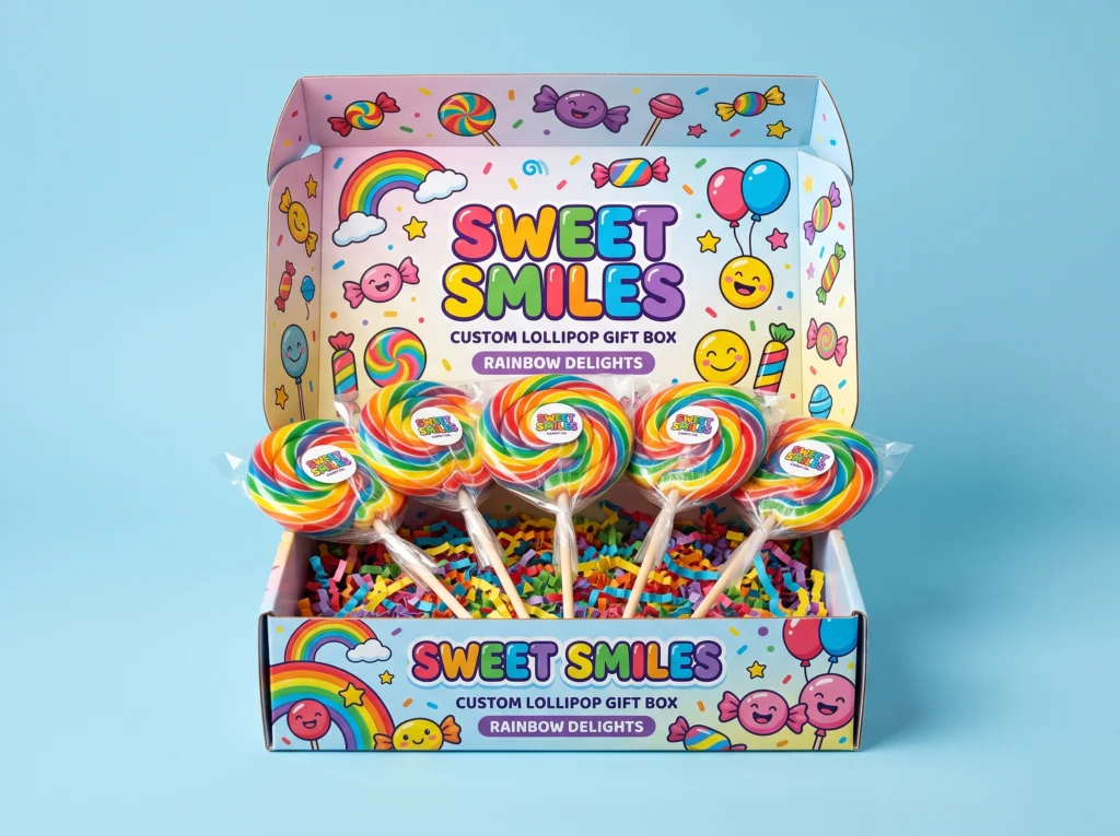Kids Party Lollipop Box
