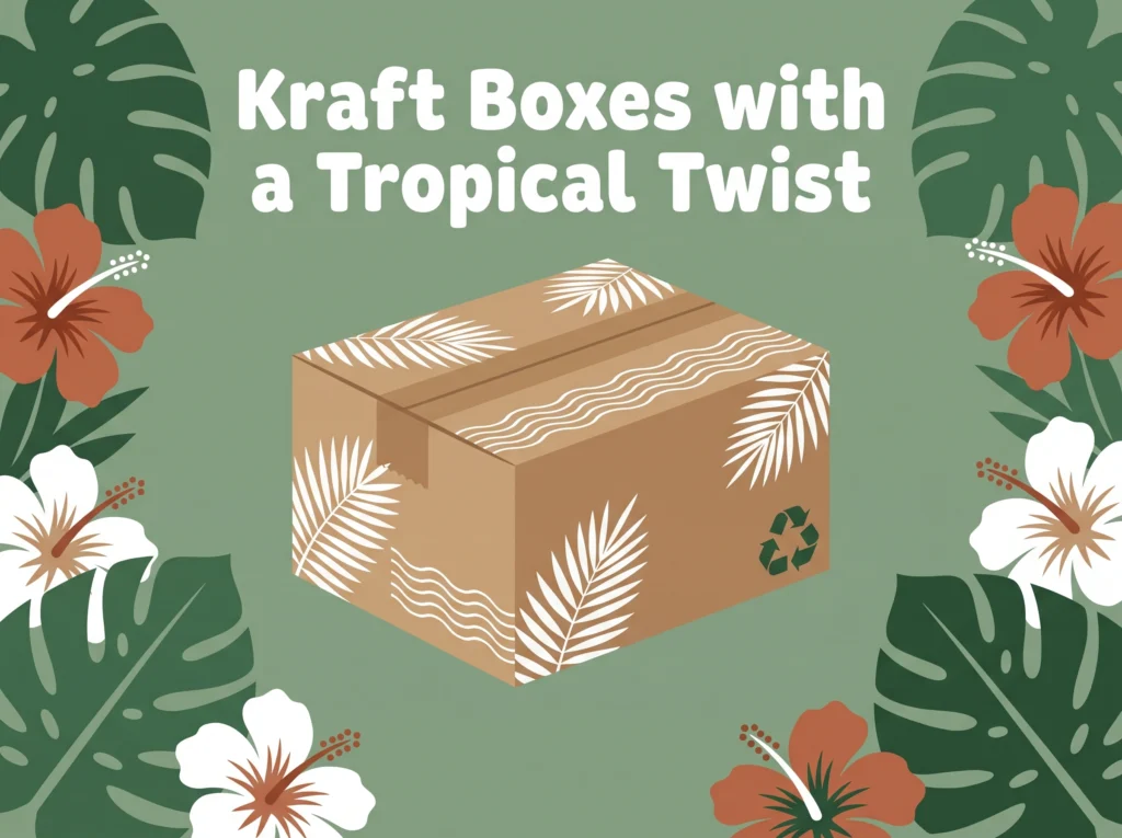 Kraft Boxes with a Tropical Twist