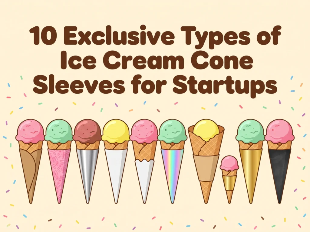 10 Exclusive Types of Ice Cream Cone Sleeves for Startups