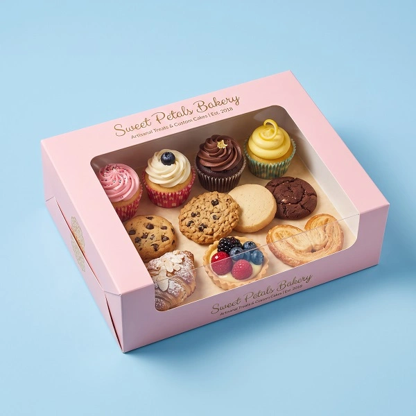 Pink Bakery Boxes