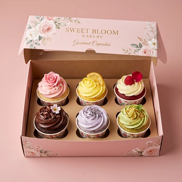 Pink Bakery Boxes