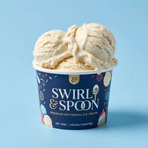 Custom Printed ice Cream Cups
