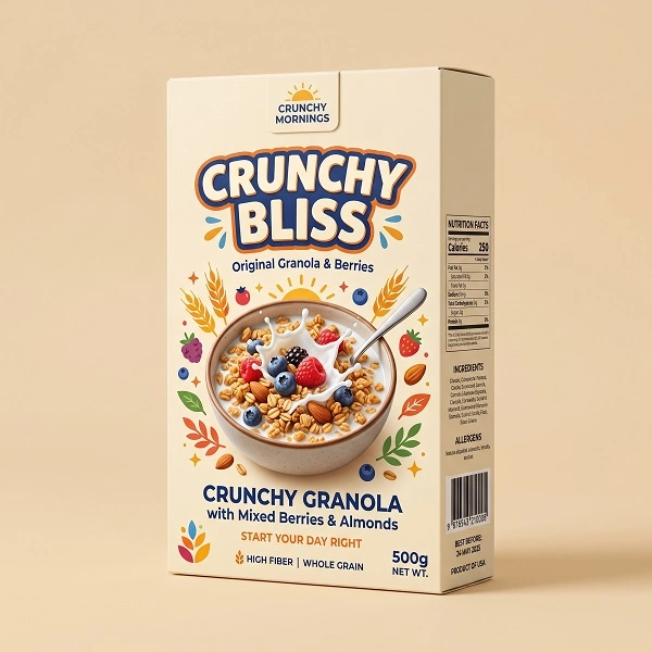 Seal End Cereal Boxes